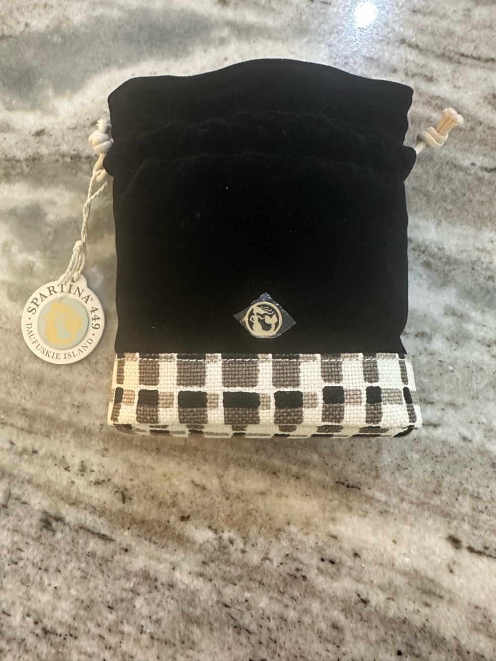 Spartina 449 Keepsake Drawstring Bag - City Mark - NWT